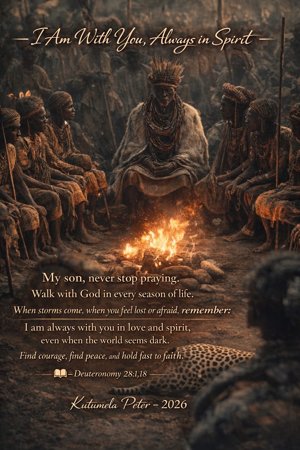 Encouraging prayer poster